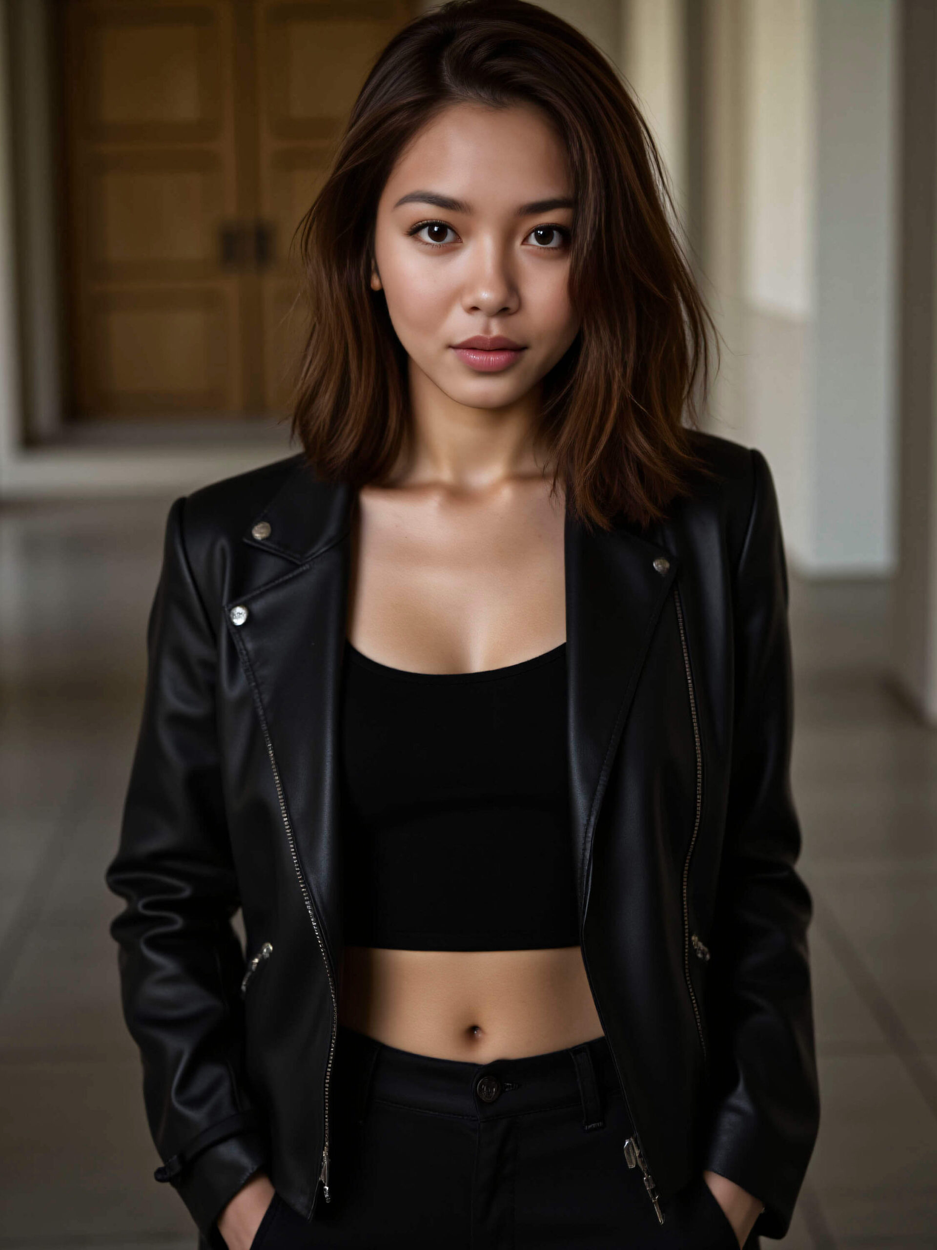 laura-depaulo-piercing-look-in-leather-beautiful-model-oklahoma-city